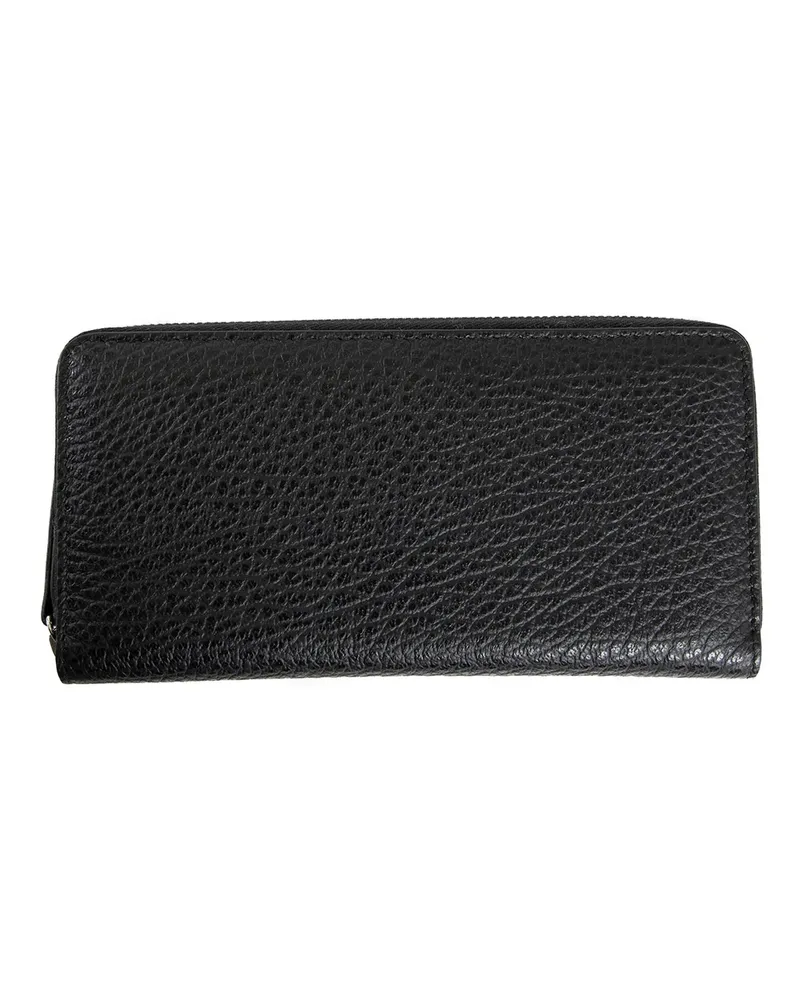 Maison Margiela Four Stitch Zip-Around Wallet Black