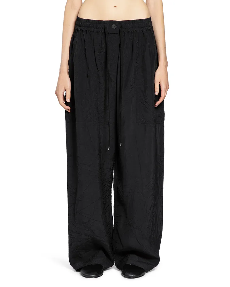 Studio Nicholson Straight-Leg Cotton Trousers Black