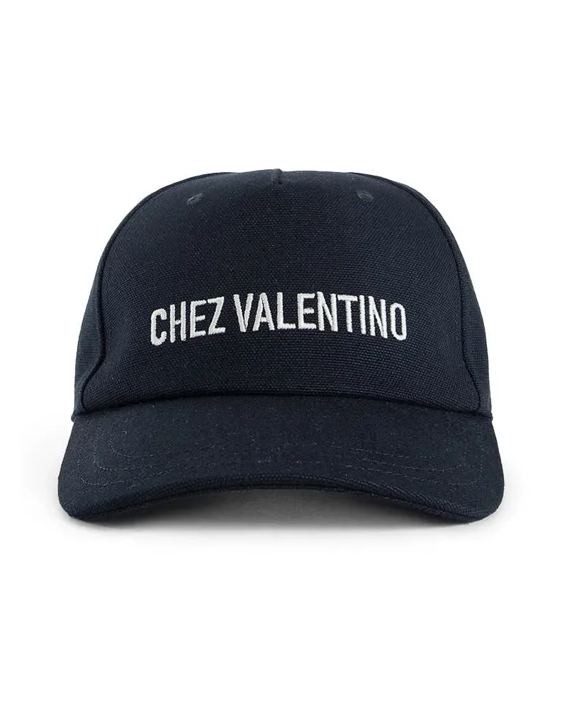 Valentino Garavani Chez  Cotton Baseball cap Black