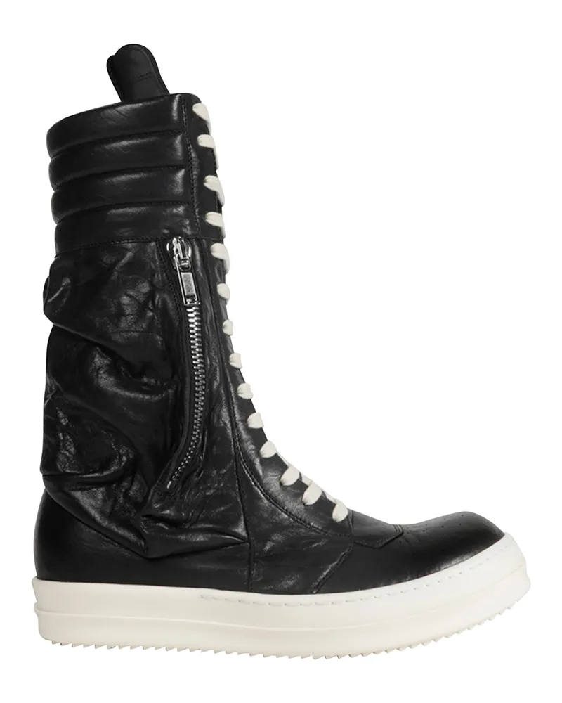 Rick Owens Temple Cargo Geobasket Sneakers Black