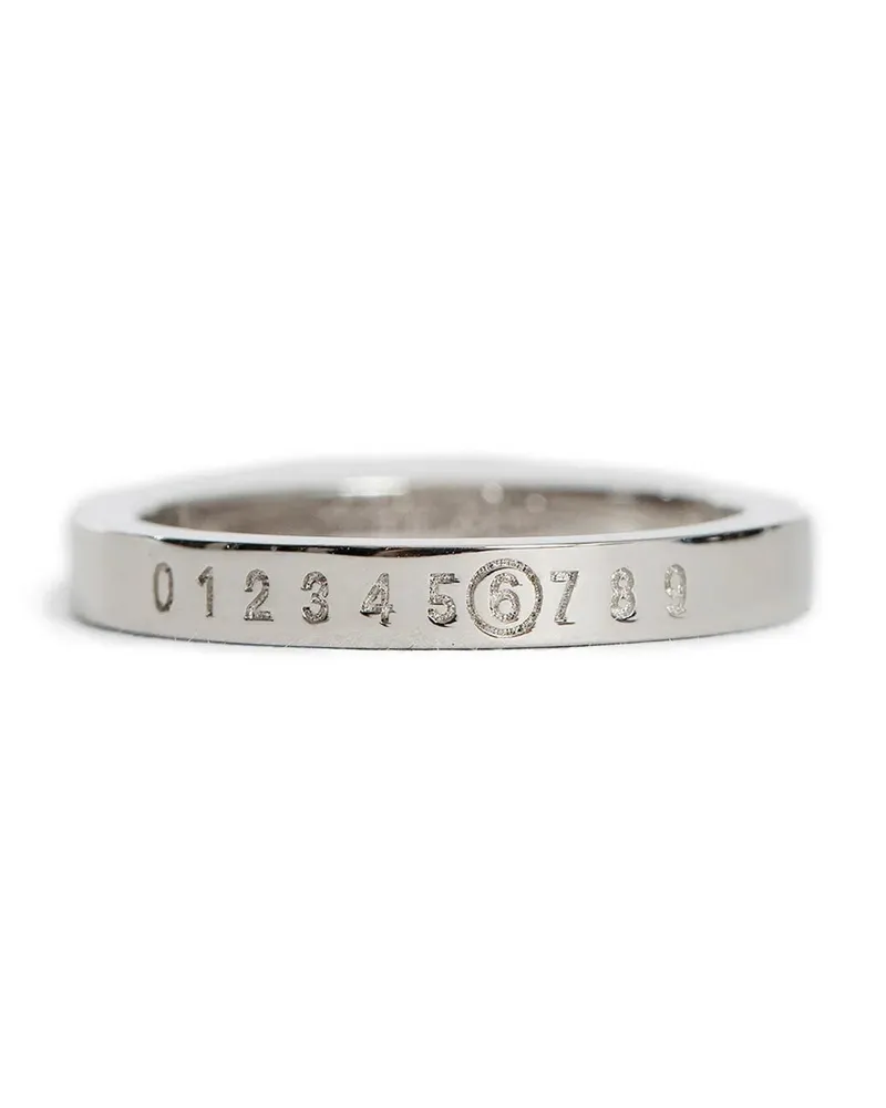 Maison Margiela Numeric Minimal Signature Ring Silver