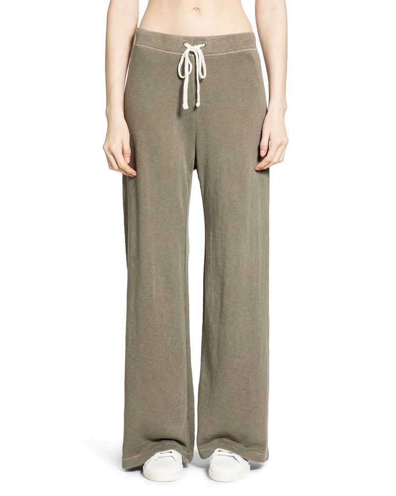 James Perse Wide Leg Sweatpants Green