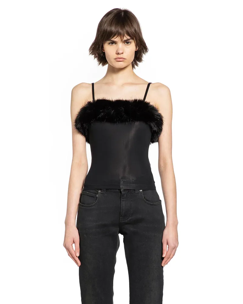 Balenciaga Strap Top Black