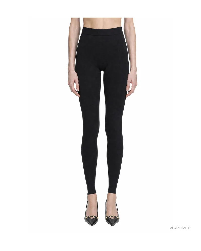 Balenciaga ATHL. Leggings Black