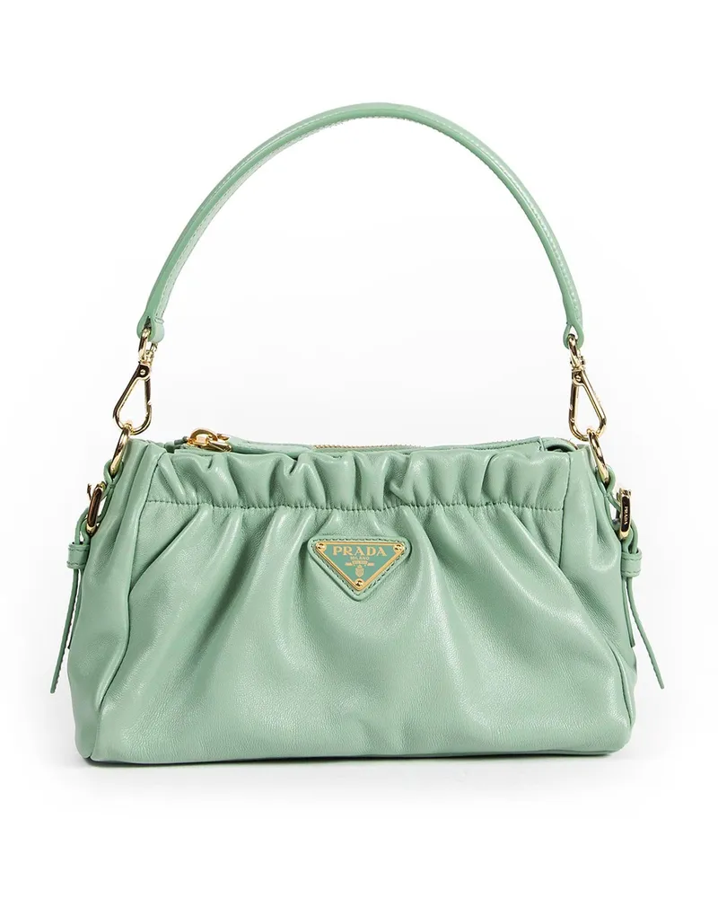 Prada Leather Mini Bag Green