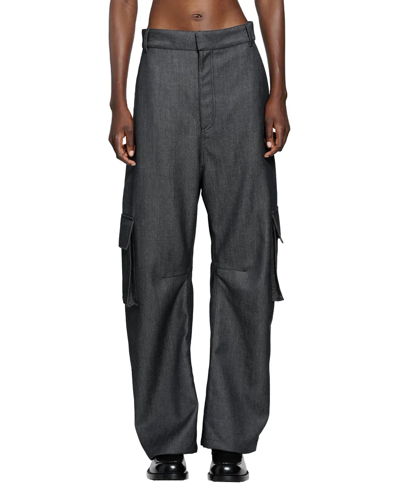 Balenciaga Relaxed Cargo Pants Grey