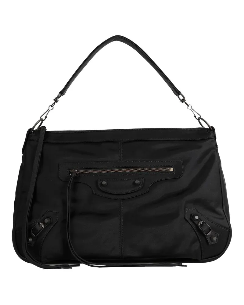 Balenciaga Le City Medium Moto Bag Black
