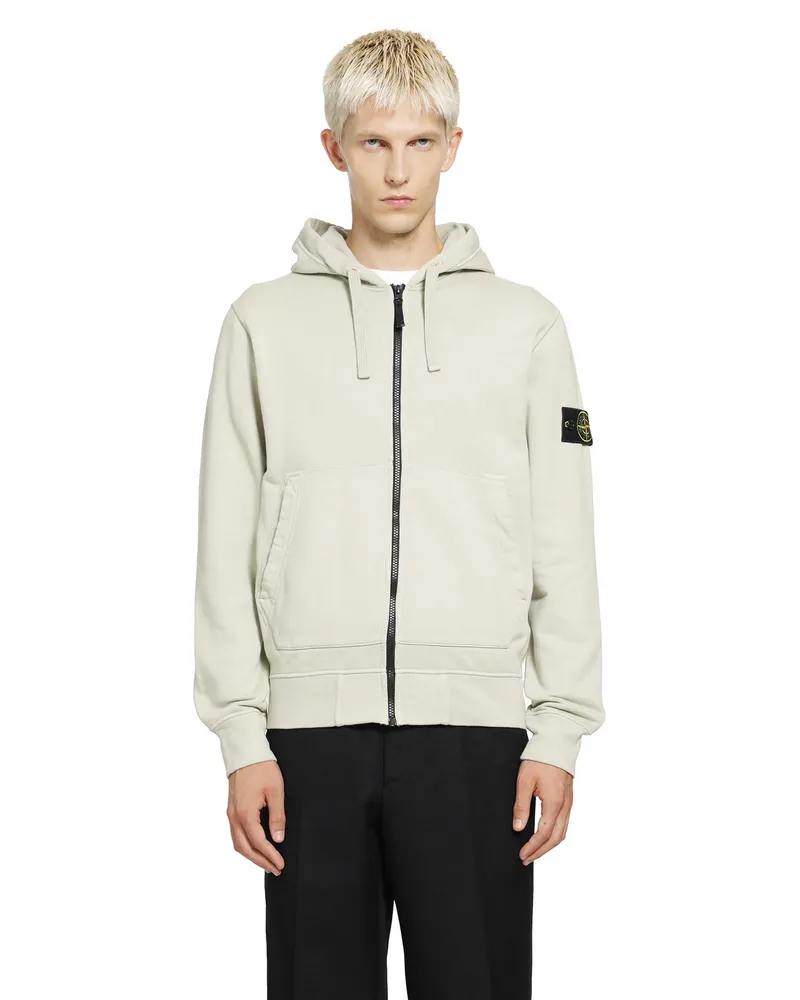 Stone Island 6100061 Organic Cotton Fleece Beige