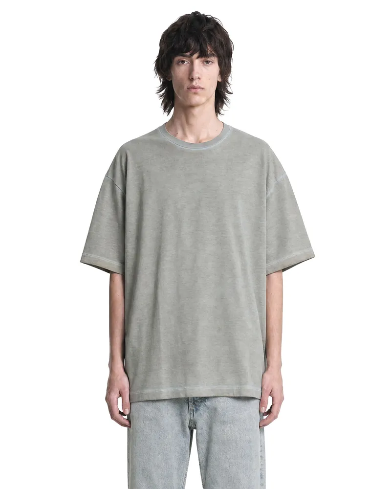 Maison Margiela Logo-Patch Short Sleeve T-shirt Beige