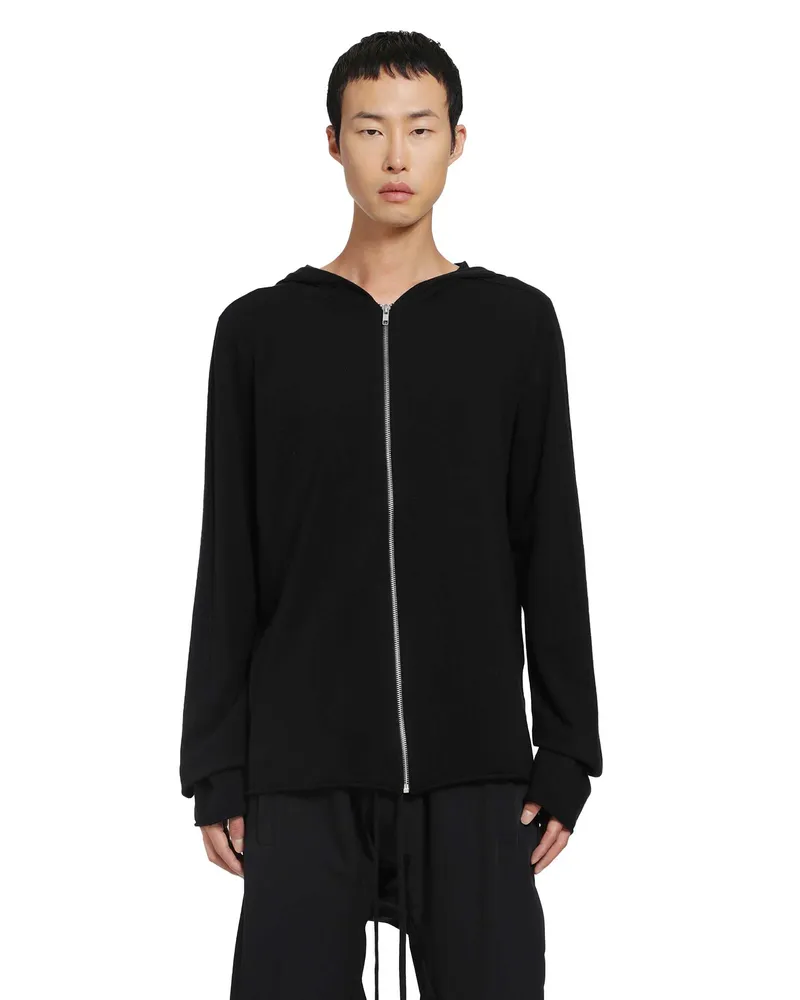 THOM KROM Zip-Up Sweatshirt Black