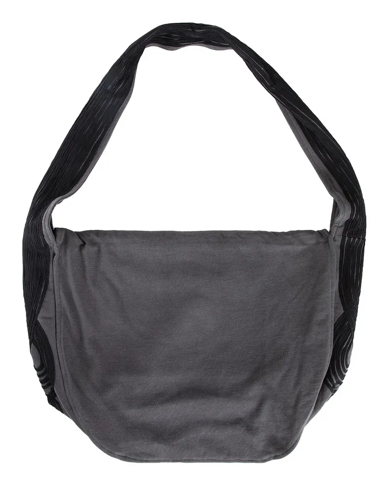 Song For The Mute Appliqué Messenger Bag Black