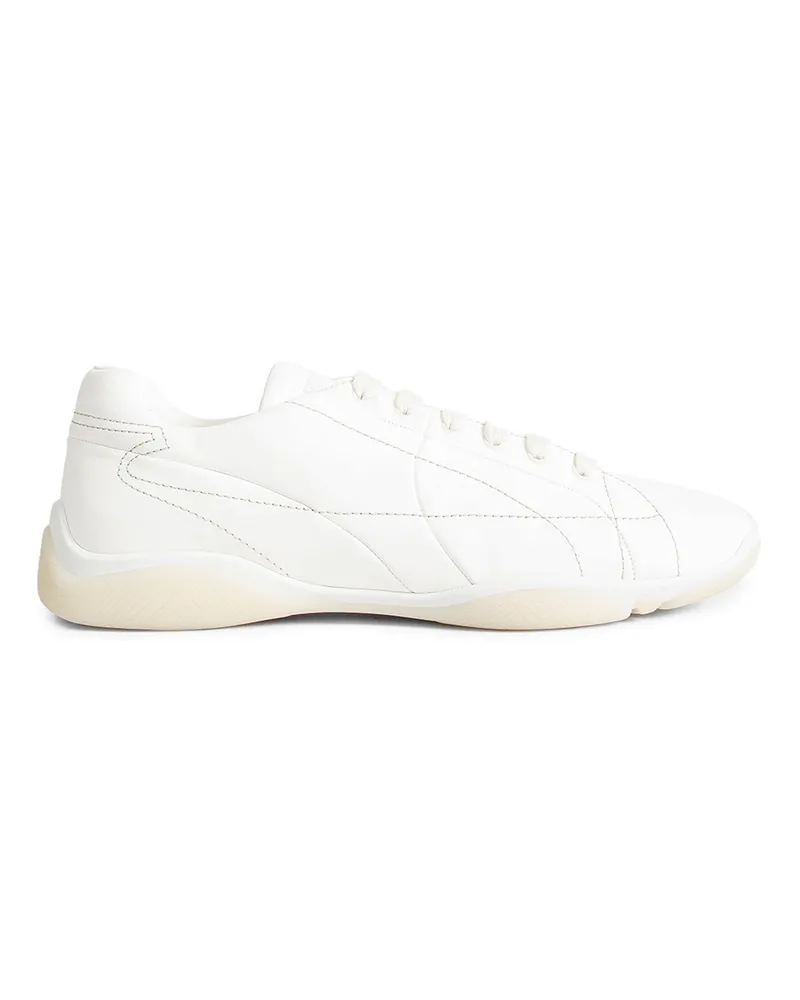 Prada Nappa Leather Sneaker Off-white