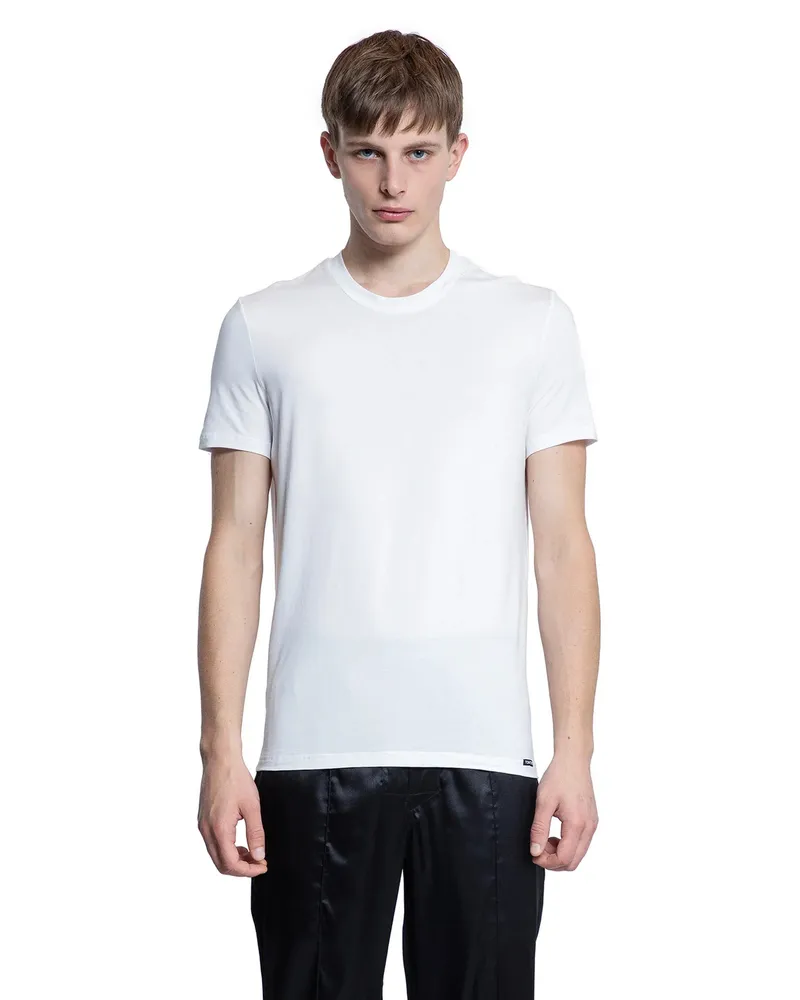 Tom Ford Stretch Cotton Modal T-Shirt White