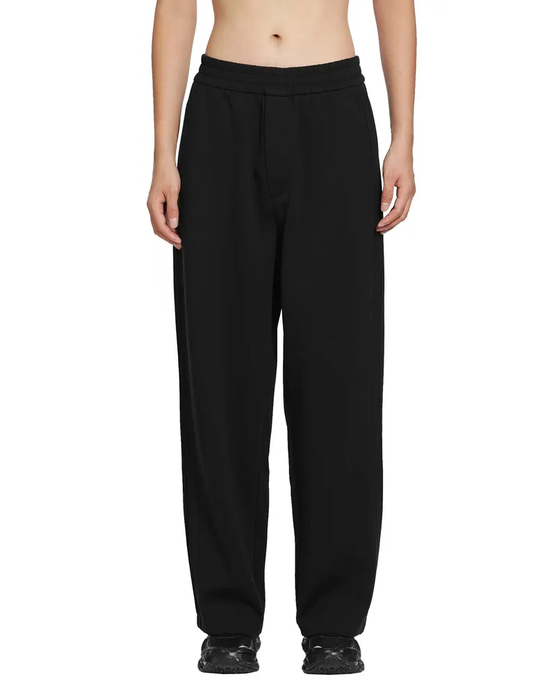 Emporio Armani Cotton Sweatpants Black