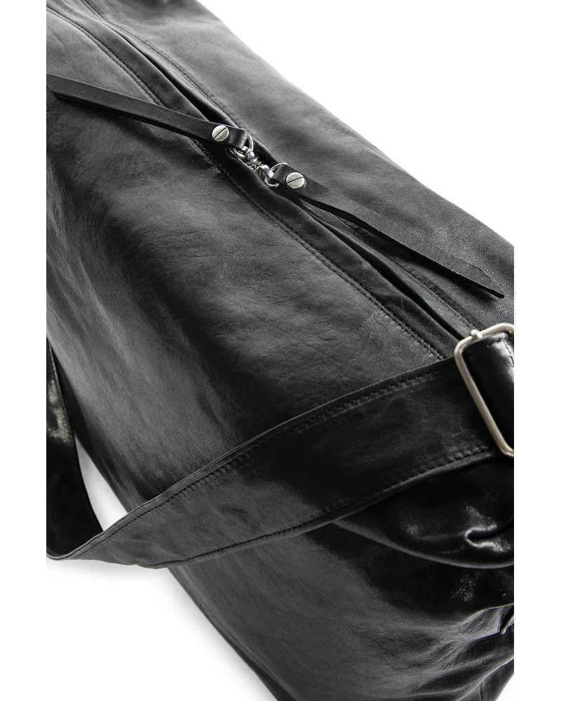 Ann Demeulemeester Pirta Soft Medium Shoulder Bag Black