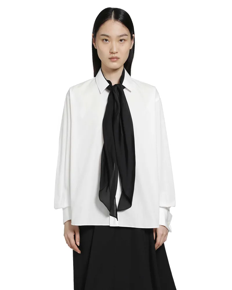 Sacai Poplin Shirt White