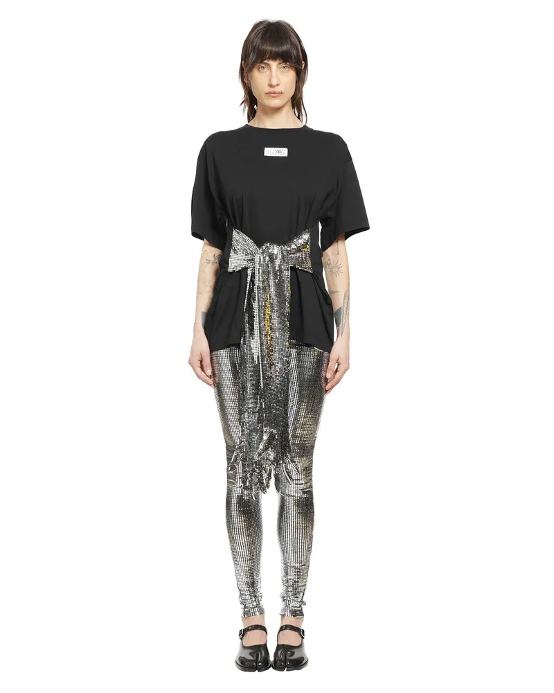 Maison Margiela Sequin Belt T-Shirt Black