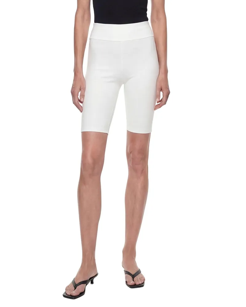 Totême Capri Knit Shorts White