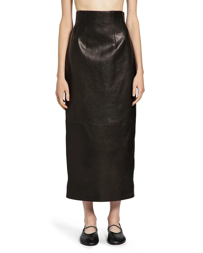 KHAITE Loxley Skirt Black