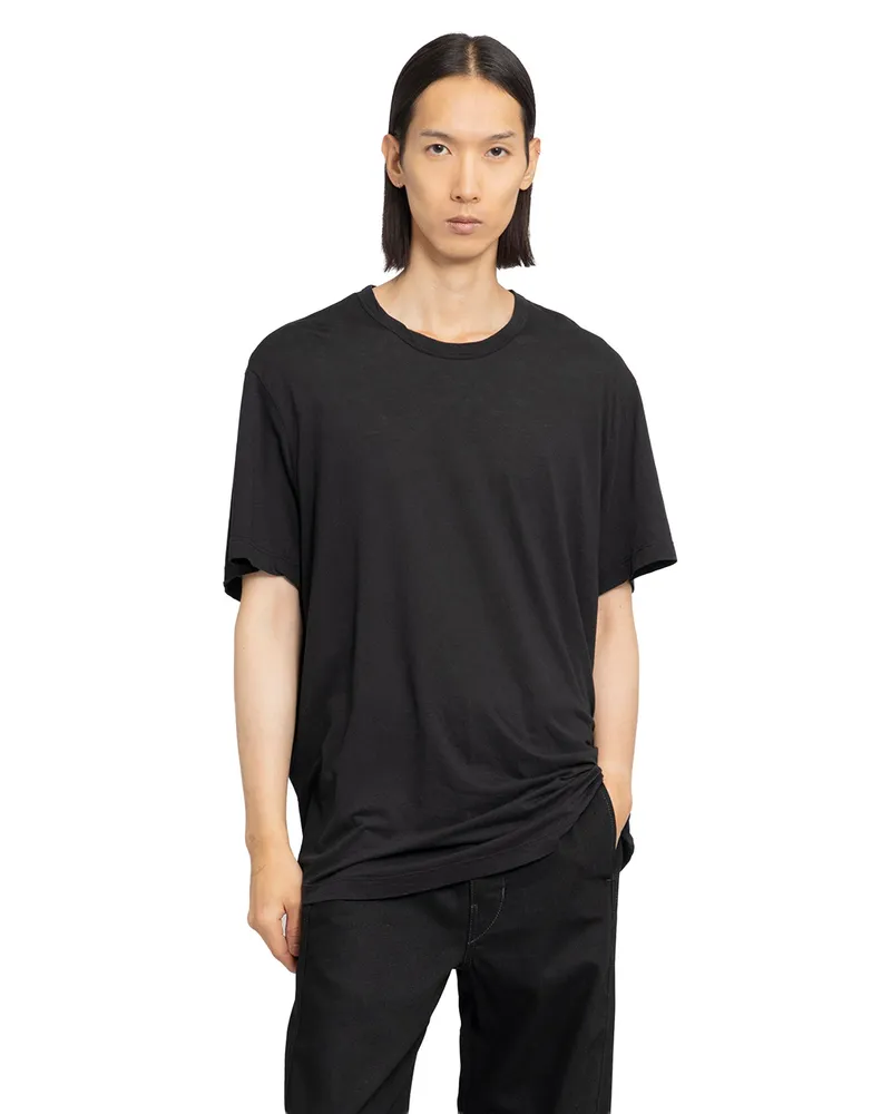 James Perse Clear Jersey Crew T-Shirt Black