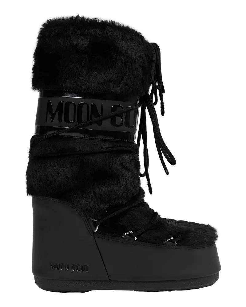Moon Boot Icon Faux-Fur Boots Black