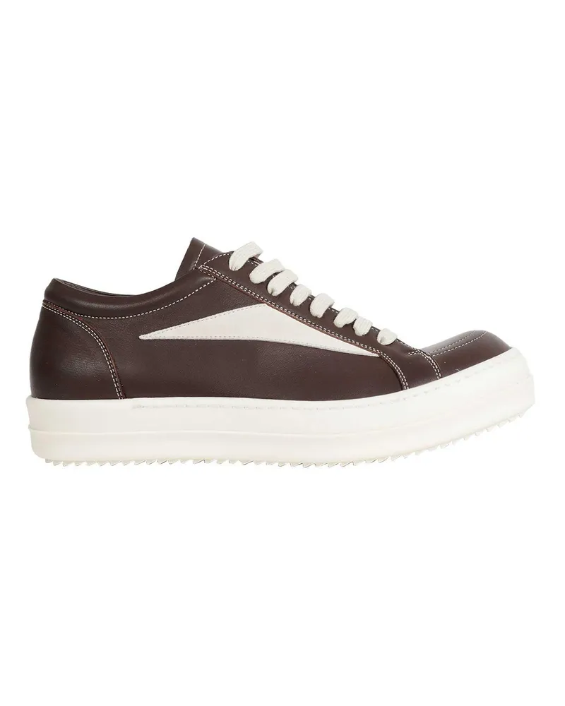 Rick Owens Temple Vintage Sneakers Brown