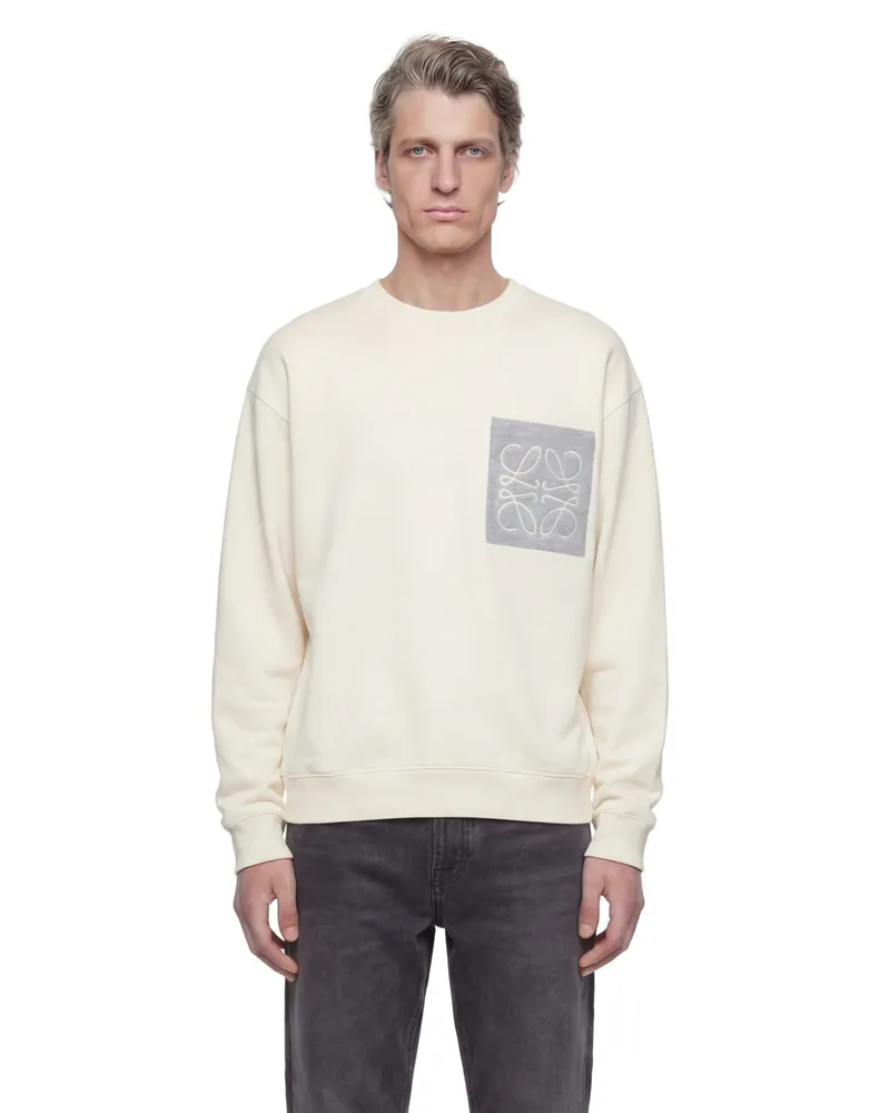 Loewe Anagram Pocket Sweater Beige
