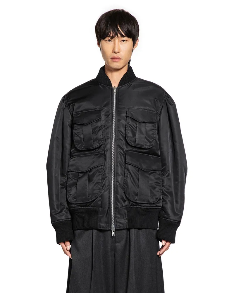 Simone Rocha Multi Pocket Bomber Jacket Black
