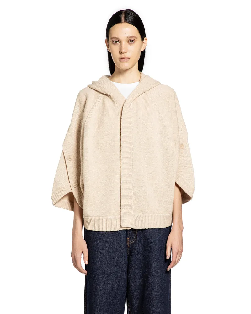 Max Mara Wool and cashmere cardigan Beige