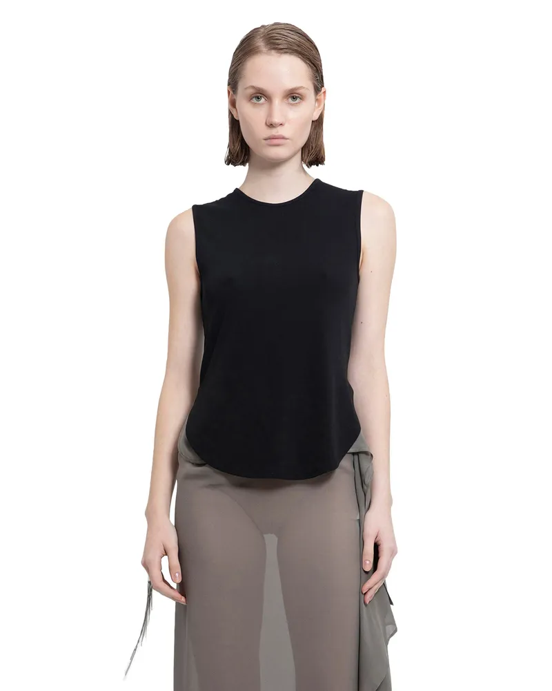 Ann Demeulemeester Emy Tank Top Black
