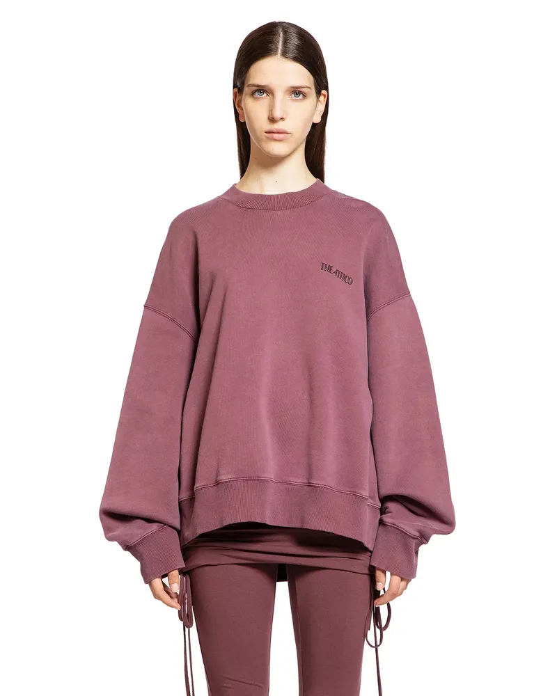 ATTICO WOMAN PURPLE SWEATSHIRTS Purple