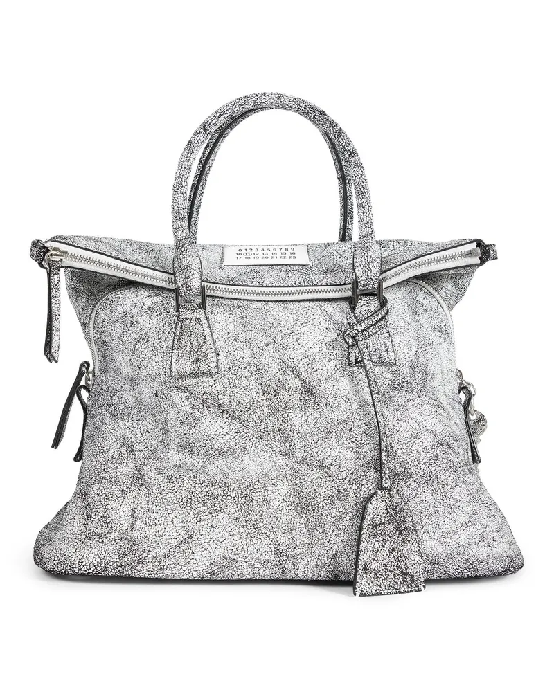 Maison Margiela Medium 5AC Loved to Death Top Handle Bag Grey