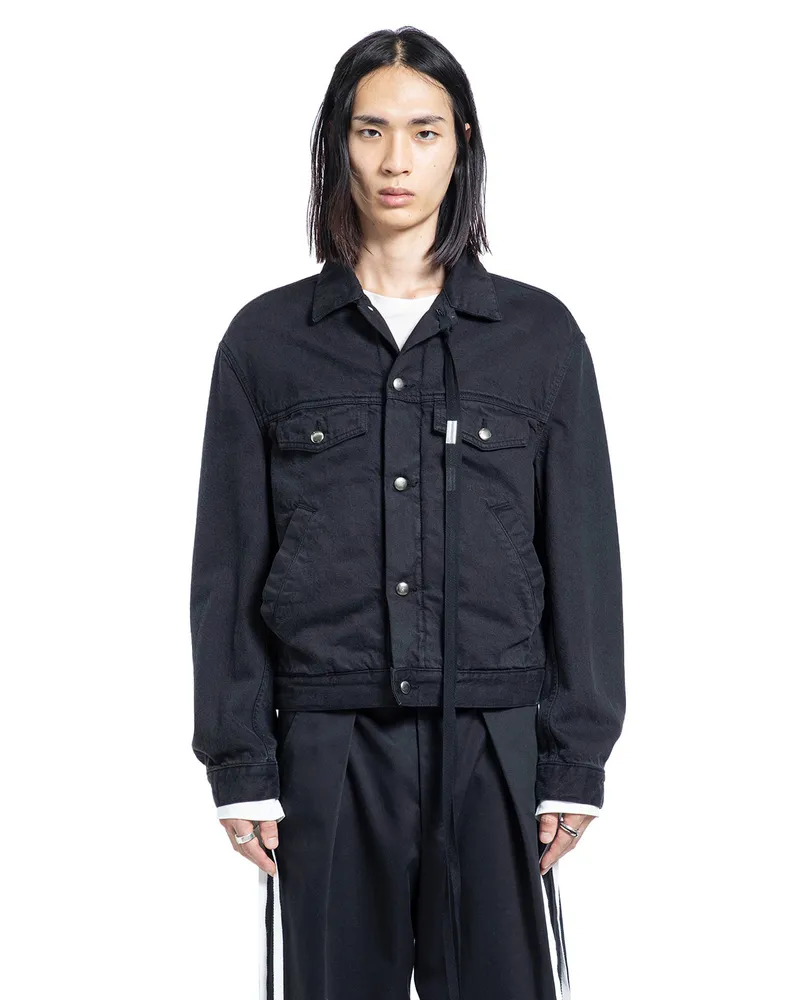 Ann Demeulemeester Raf Standard Denim jacket Black