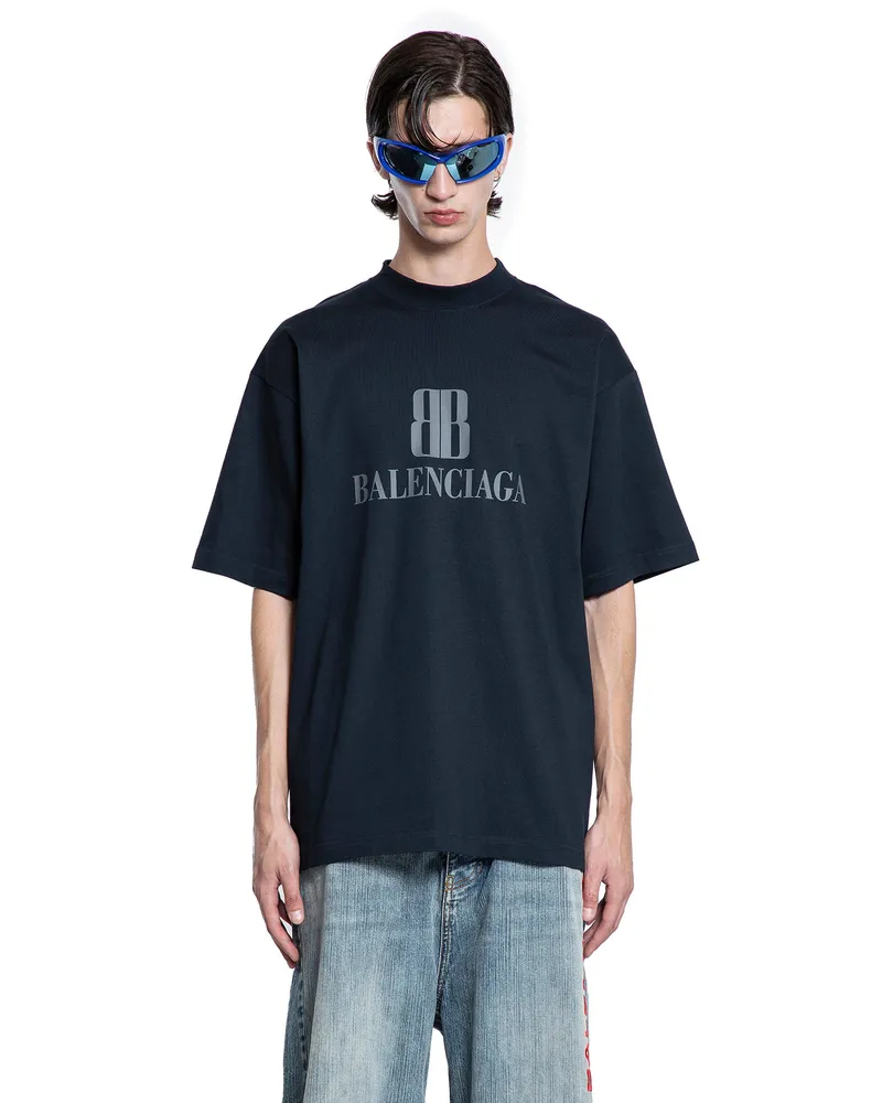 Balenciaga Nano BB T-Shirt Medium Fit Black