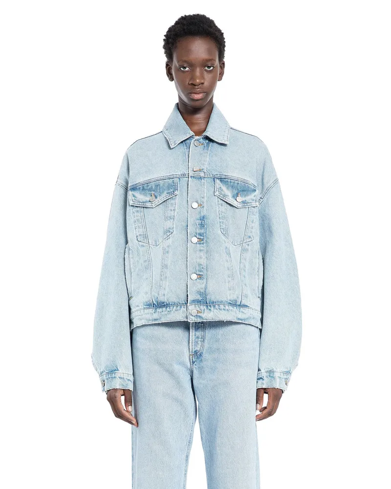 AGOLDE Dalton Balloon Denim Jacket Blue