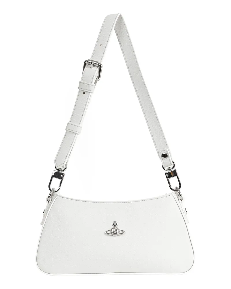 Vivienne Westwood Tasha Shoulder Phone Bag Off-white