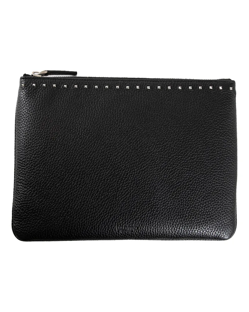 Valentino Garavani Rockstud Pouch Black