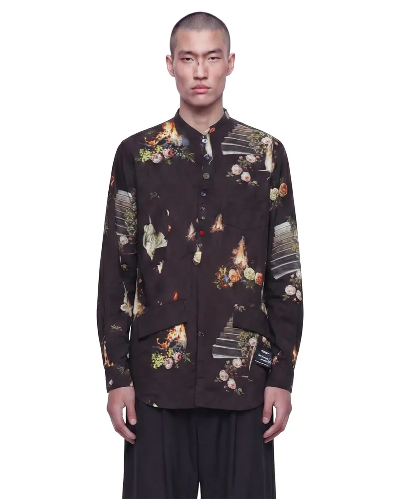 Undercover Long Sleeve Shirt Blue