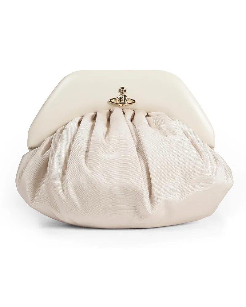 Vivienne Westwood Broke Clutch Off-white