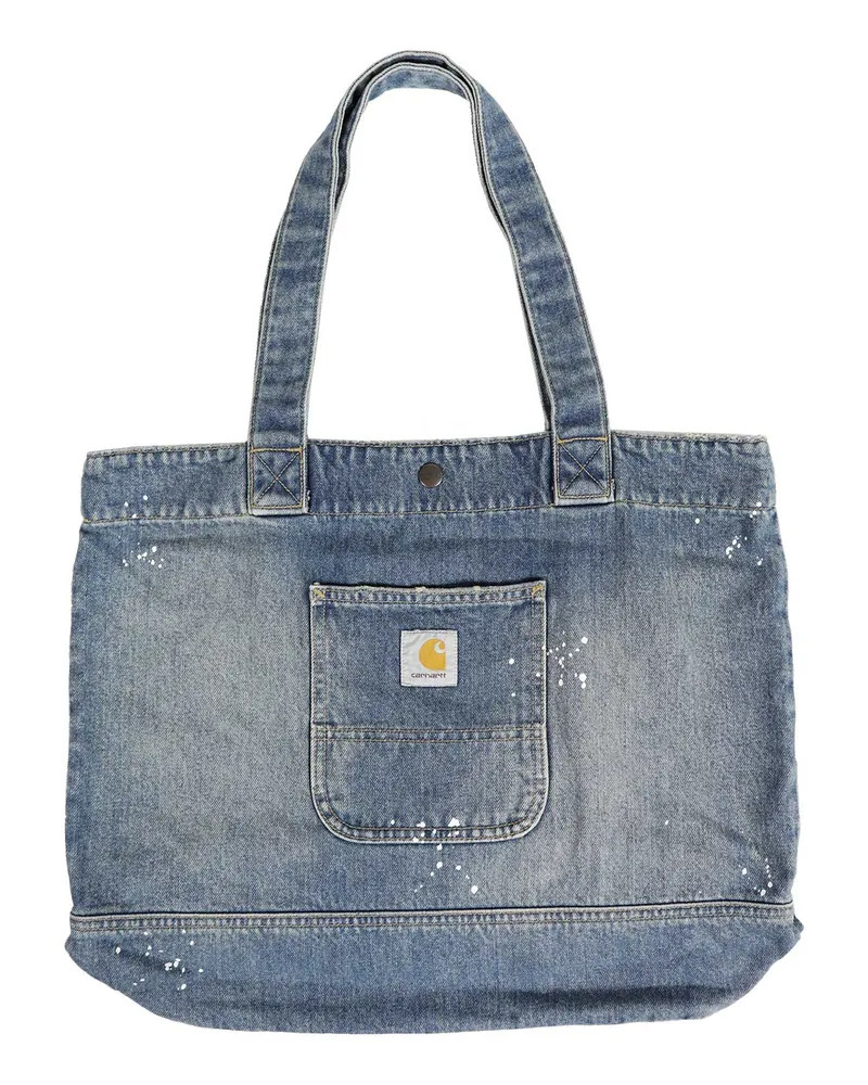 Carhartt WIP Denim Tote Blue