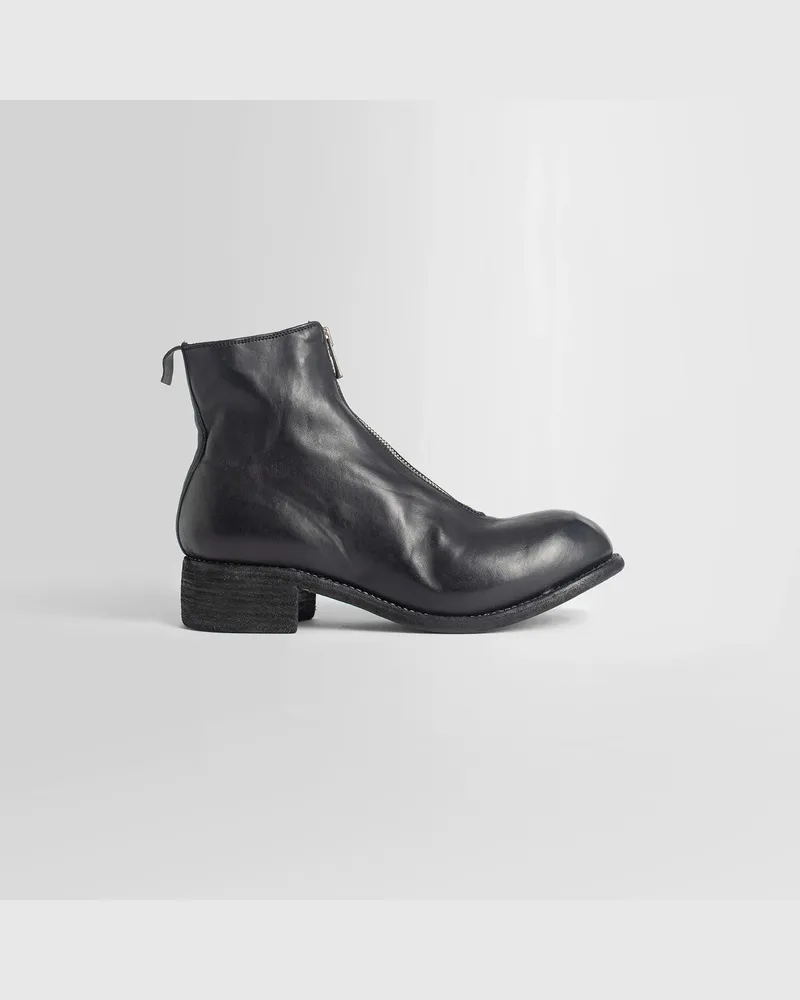 GUIDI Pl1 Horse Leather Boots Black