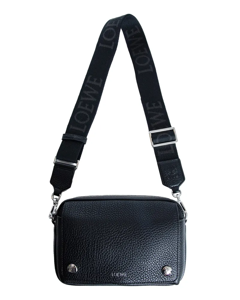Loewe Small Pebble Messenger Bag Black