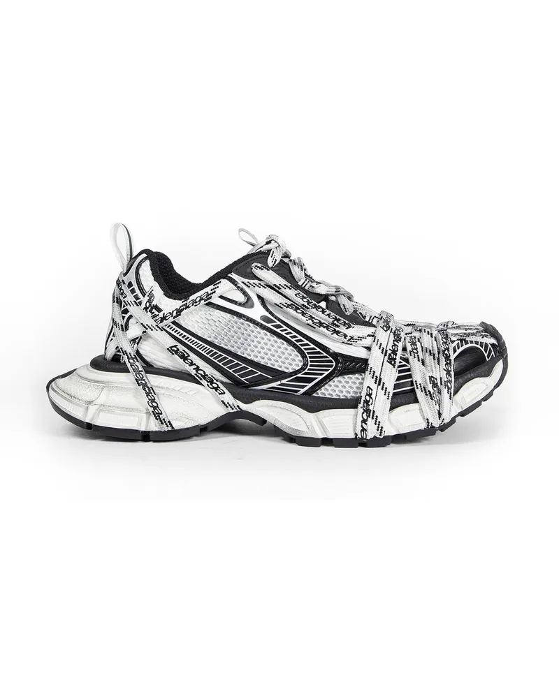Balenciaga 3XL Extreme Laces Logo Sneakers Black&white