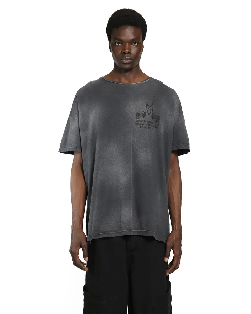 Massimo Sabbadin Cat Dirty Jersey T-shirt Black