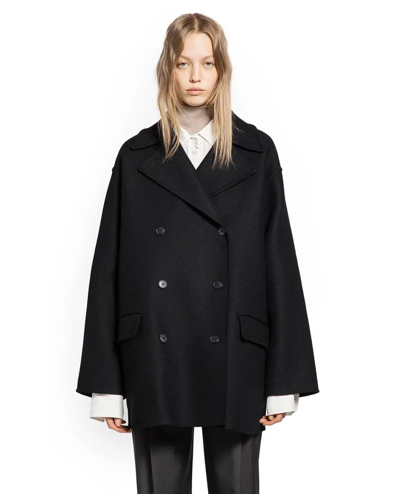 The Row Azuron Coat Black