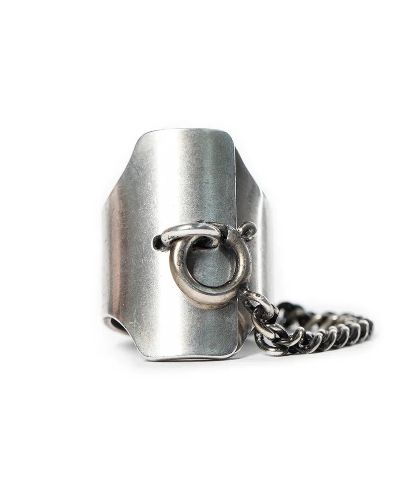 Ann Demeulemeester Martine Lockring Silver