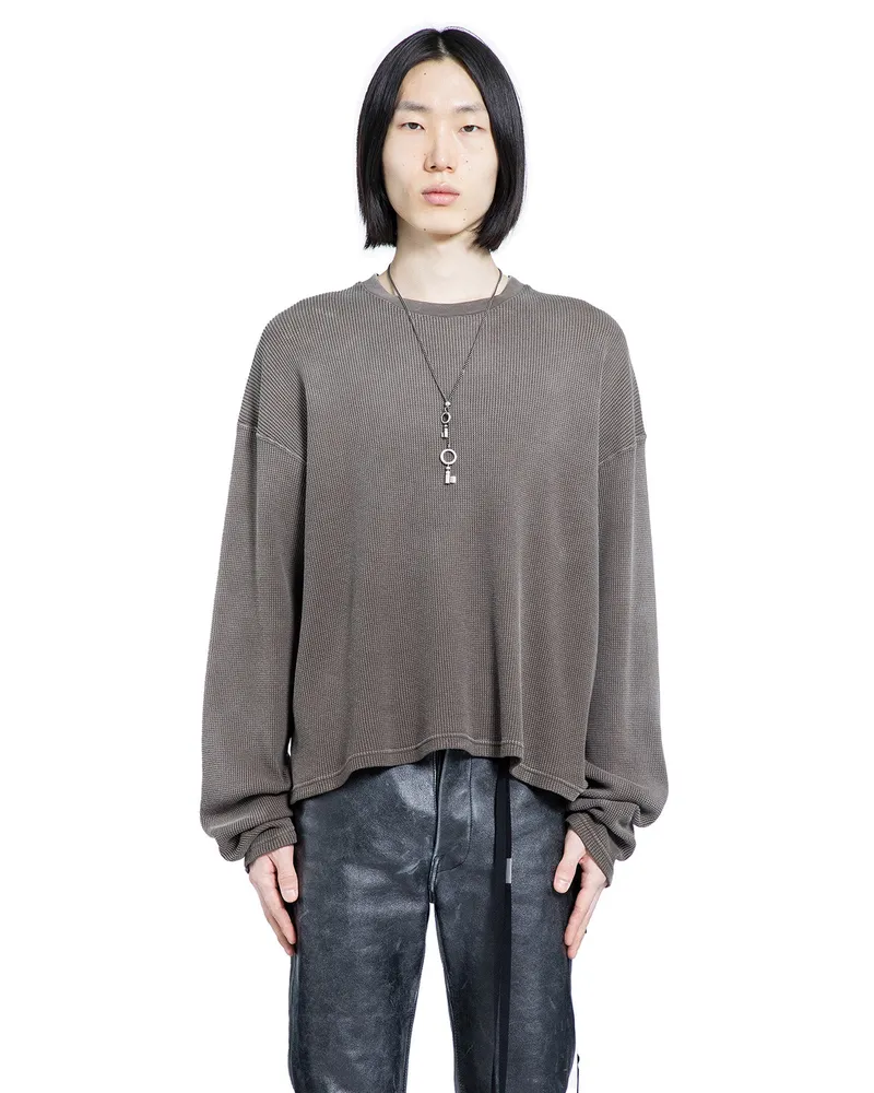 Ann Demeulemeester Emil ''Eternal Eagle'' Long Sleeve T-Shirt Brown