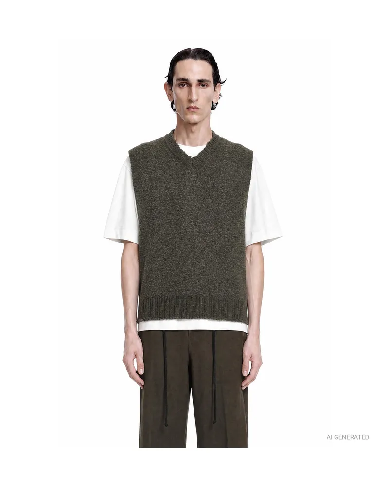 Craig Green Blanket Vest Green