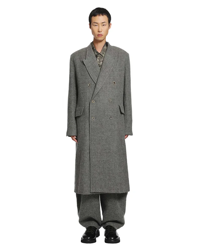 Uma Wang Riccardo coat Grey