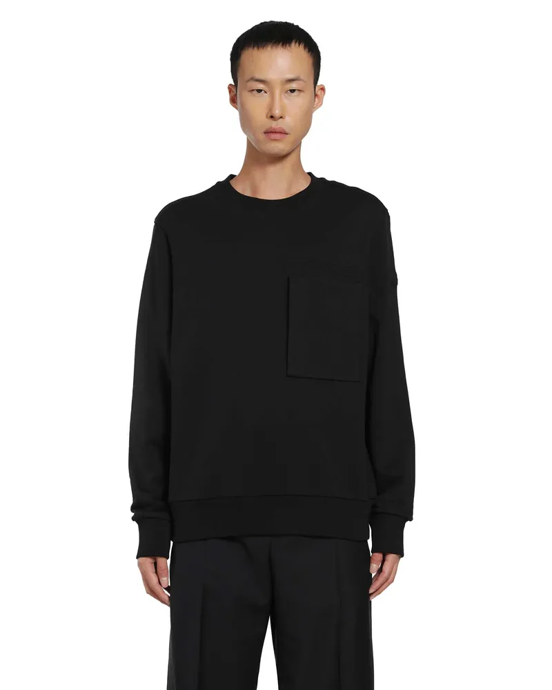 Moncler Logo Sweatshirt Black